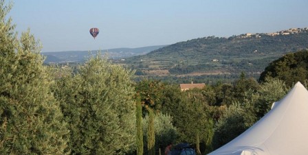 Vue depuis le camping